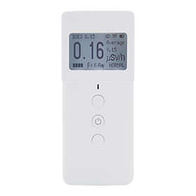 Máy Dò Bức Xạ Kỹ Thuật Số Cầm Tay Màn Hình LCD - Trắng