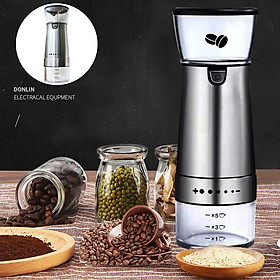 Coffee Grinder 15W, Removable Stainless Steel Electric Grinder for Coffee Bean Spice Seed Nut Herb Pepper