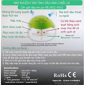 Mua Combo: Máy khuếch tán chiếc lá Refreshen + 01 tinh dầu 10ml TNS1