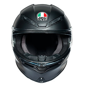 Nón Bảo Hiểm Fullface - AGV K6 MATT BLACK - Hàng Nhập Khẩu Thương Hiệu Ý