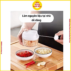 Mua Máy xay tỏi ớt cầm tay mini tiện lợi dễ dàng tháo lắp vệ sinh bằng tay