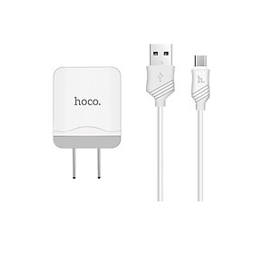 Mua Bộ sạc điện thoại HoCo C22 dây MicroUSB (Trắng)