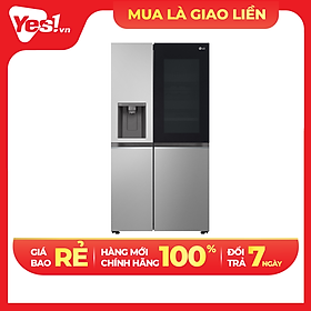 Tủ lạnh LG Inverter 635 lít Side By Side InstaView GR-G257SV - Hàng chính hãng - Chỉ giao HCM