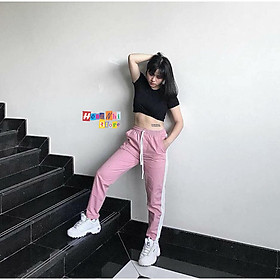 Quần Kaki 1 Sọc Màu Hồng - Quần Kaki 1 Line Pants Unisex Pink - MM