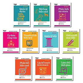Sách - ( Combo 10 cuốn ) - Harvard Business Review: HBR 20 phút