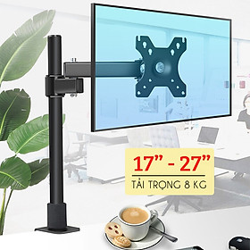 Giá treo màn hình xoay 360 độ - Chân đứng - Tay dài 23 cm, kẹp bàn model XL03