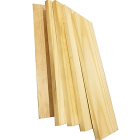 Mua Bó 5 thanh gỗ thông đẹp dài 40cm  rộng 9cm  dày 1.2cm dùng làm kệ  ốp tường  trang trí  decorde