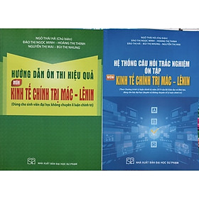 Hình ảnh ￼Sách - (Combo 2 cuốn) Hướng Dẫn Ôn Thi Hiệu Quả Kinh Tế Chính Trị Mác - Lênin - Hệ Thống Câu Hỏi Trắc Nghiệm Ôn Tập