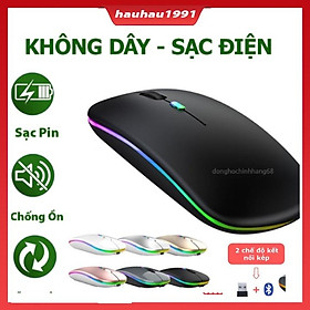 Mua Chuột Không Dây Bluetooth Gaming Dùng Pin Sạc  Click Không Gây Tiếng Ồn Chơi Game Cực Chất Bảo Hành 12 Tháng