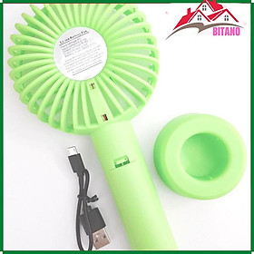 Mua Quạt Mini BITANO Cầm Tay Có Đế Siêu Hot (Màu Ngẫu Nhiên)