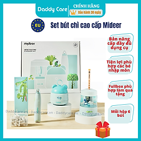 Bộ gọt bút Chì tự động kèm tẩy Cao Cấp Mideer Artist Electric Stationery  dụng cụ học tập cho Bé 3,4,5,6 tuổi