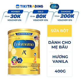 Sữa Bột Bầu Enfamama A+ với 360° Brain Plus - Vị Vanilla - 400g