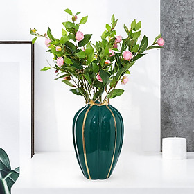 Ceramic Flower Vase Ornaments Table Centerpieces Housewarming Plants Pot