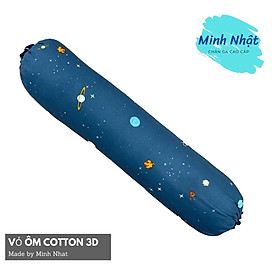 Mua Vỏ gối ôm Cotton 3D Minh Nhật kích thước 35x100cm