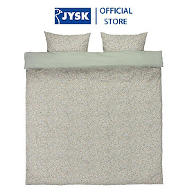 Mua Bộ vỏ chăn gối đôi cotton | JYSK Josefine | xanh lá | R200xD220cm/R50xD70cm