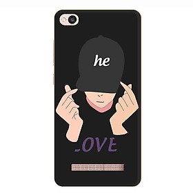 Ốp Lưng Dành Cho Xiaomi Redmi 4A - He Love