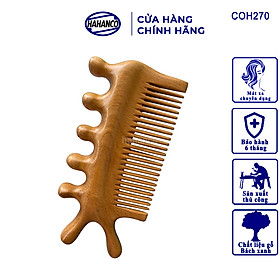 Lược Gỗ Thơm Massage Đa Năng HAHANCO Mát Xa Bấm Huyệt Chăm Sóc Toàn Thân - COH270