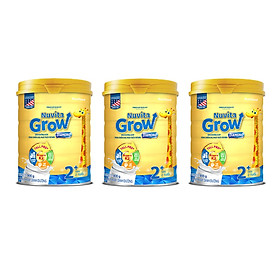 Bộ 3 Lon Sữa Nuvita Grow Diamond 2+ 900g (trẻ từ 2 tuổi trở lên)