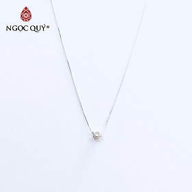 Dây chuyền bạc mặt sao 6 cánh - Ngọc Quý Gemstones