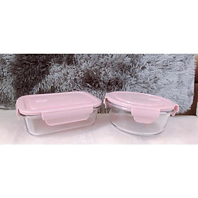 Thố thủy tinh 640 ml chữ nhật