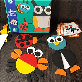 Bộ Đồ Chơi Ghép Hình Động Vật