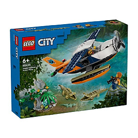 Đồ Chơi Lắp Ráp Thủy Phi Cơ Khám Phá Rừng Xanh LEGO CITY 60425 (177 chi tiết)