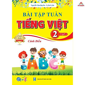 Sách - Bài Tập Tuần Tiếng Việt Lớp 2 - Cánh Diều - Tập 1 (1 cuốn)