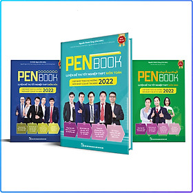 [Download Sách] Sách Combo Khối B: PENBOOK Luyện Đề Thi Tốt Nghiệp THPT - Bộ 3 Môn Toán, Hóa, Sinh - BẢN QUYỀN