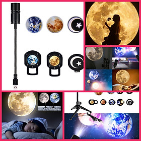 Mua ĐÈN CHIẾU HÌNH TRÁI ĐẤT MẶT TRĂNG SAO LUNG LINH CỰC ĐẸP