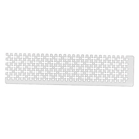 DIY 5D  Ruler Cross Embroidery Stainless Steel Ruler Round