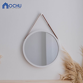 Gương Tròn Treo Tường Khung Gỗ OCHU - Mirror Circle 60