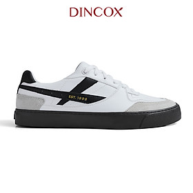 Giày Da Sneaker Nam Nữ DC39 Oreo Dincox Shoes Đế Bằng - Microfiber Leather