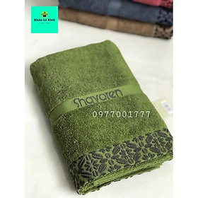 Mua Khăn tắm Songwol 100% cotton chính hãng hoạ tiết Hoa Mai - SH CRYSTAL