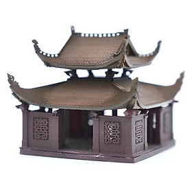 Mua Mô hình tiểu cảnh THỦY ĐÌNH CHÙA THẦY - bán cạn - bể cá - hòn non bộ - terrarium - tinh xảo - chất lượng cao