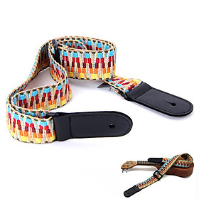 Dây Đeo Đàn Ukulele Họa Tiết Thổ Dân Có Thể Điều Chỉnh Độ Dày