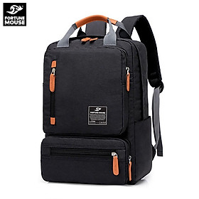 Balo laptop nam nữ cỡ lớn dáng vuông Fortune Mouse B90