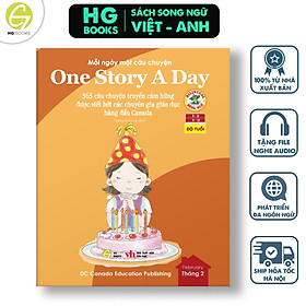 One Story A Day CUỐN 2 : 365 câu chuyện phát triển IQ, EQ cho bé - Bản song ngữ tặng kèm file nghe