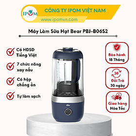 Mua Máy Làm Sữa Hạt Bear Đa Năng 1 5L Chống Ồn Cao Cấp  Xay Nấu Sữa Hạt  Xay Sinh Tố Tiện Lợi PBJ-B06S2 - Hàng Chính Hãng Bảo Hành 18 Tháng