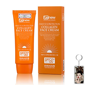 Kem chống nắng thảo dược Benew Collagen Face Cream Hàn Quốc 70ml tặng kèm