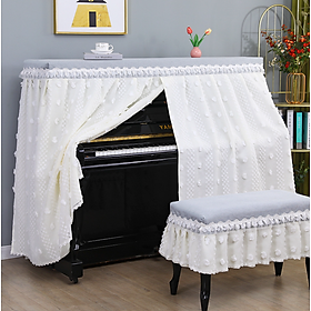 Mua Khăn phủ đàn piano phong cách Hàn quốc hiện đại sang trọng phủ kín toàn bộ đàn chống bụi chống xước - Hàng chính hãng