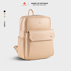 Balo Yuumy ( Thời trang nữ phối ngăn cỡ trung - Balo da Seasand YBA109 )