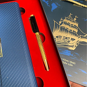 Combo Bộ Giftset Bút BJ020G & Sổ Tay chất liệu da PU cao cấp thay giấy tiện lợi dành cho doanh nhân,dùng làm qua tặng cho sếp,quý nhân và những người thân yêu.