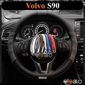 Bọc vô lăng da PU dành cho xe Volvo S90 cao cấp SPAR - OTOALO