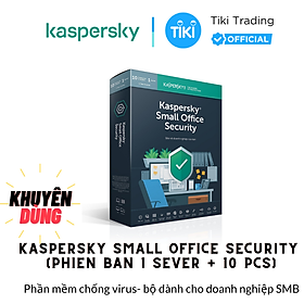 Mua Phần mềm Kaspersky Small Office Security (1 Server + 10 PC) - Hàng Chính Hãng