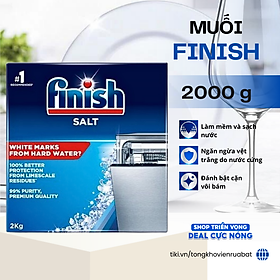 Muối rửa chén finish dishwasher salt 4kg qt017389