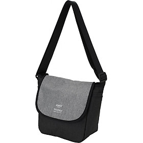 Túi đeo chéo ANELLO unisex vải polyester cỡ nhỏ AT-N0661 - Màu