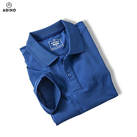 Áo polo nam ADINO 6 màu phối viền chìm vải cotton co giãn dáng slimfit trẻ trung AP80-AP85