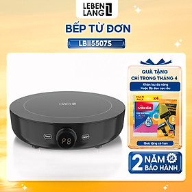 Mua Bếp từ đơn bằng cơ LEBENLANG LBL5507 mặt kính chịu lực  có chức năng hẹn giờ  điều chỉnh nhiệt độ  công suất 2000W - hàng chính hãng