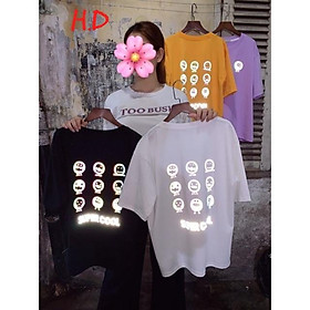 Áo phông phản quang Super Cool 9 hình in lưng HDA0320