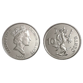 Mua Đồng xu quần đảo Solomon 10 cent nữ hoàng Elizabeth II